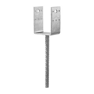 PIED DE POTEAU TYPE U LARG.70 PROF.70 / Réf. PPD70/70G -