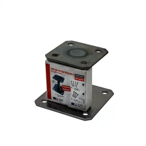 PIED DE POTEAU KIT FIX APB100 (APB100/150+4WA10078+4LAG10080) / Réf. APB100 -