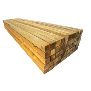 POTEAU MASSIF PIN SYLVESTRE QUALITE CHARPENTE  70x70  R4F CL4 VERT 3M00 -