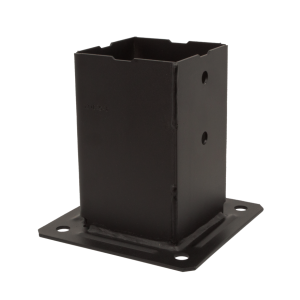 PIED DE POTEAU CARRE DE JARDIN  90x90  NOIR  GAMME NUANCE -