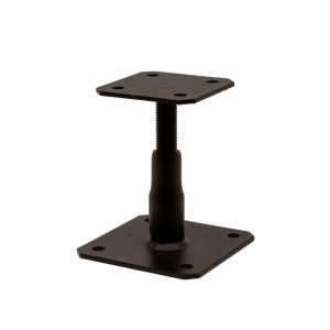 PIED DE POTEAU REGLABLE 100/150 NOIR GAMME NUANCE -