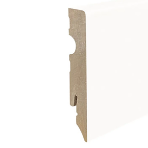 Plinthe MDF plaquée blanc - PLINTHE 14x100x2400 mm